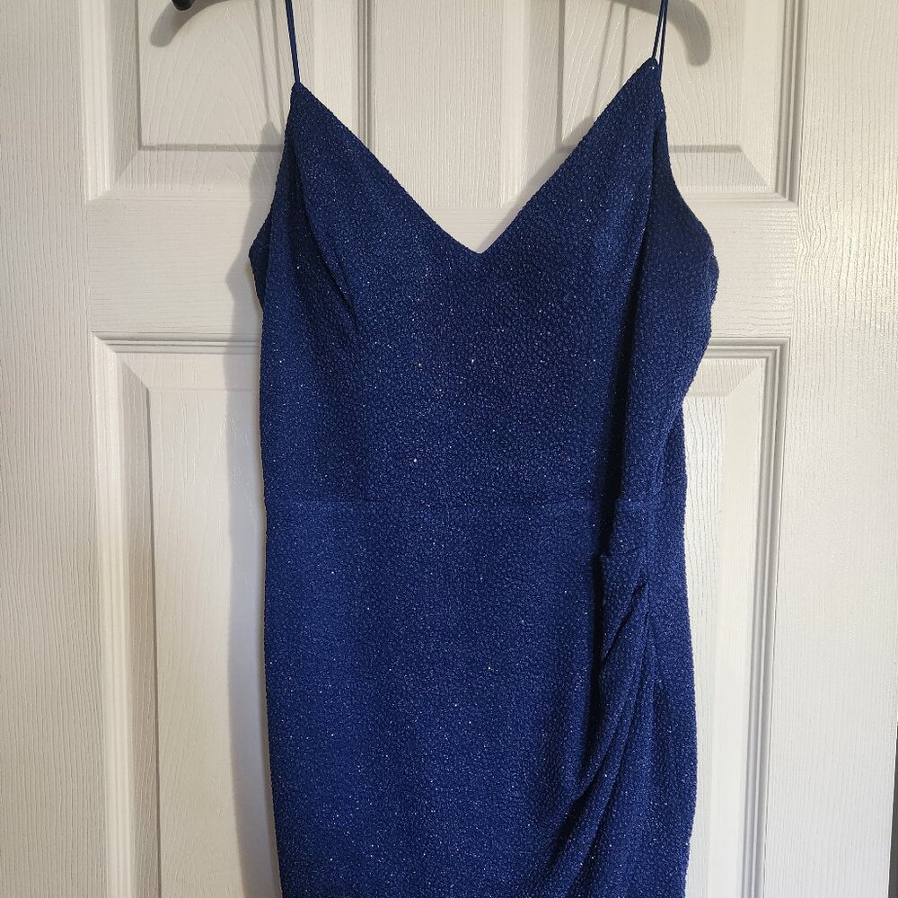 Blue Sparly Homecoming/cocktail dress Size 11/12